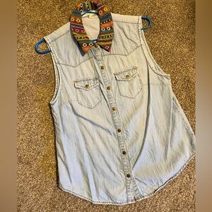 Forever 21 - Chambray Tank Top